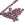 Beads Retail sales Small pebble beads rhodolite garnet - 6mm - Hole: 0.9mm (32 beads - 19cm)