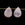 Beads Retail sales Rose Quartz smooth Drop Bead Pendant 14x11mm - Hole: 1mm (2)