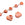 Beads wholesaler  - Baroque heart shaped sunstone beads - 11mm - Hole: 0.5mm (2)