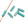 Beads Retail sales Natural amazonite cylinder tube beads 13x4mm - Hole: 0.8mm (4)