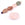 Beads wholesaler  - Oval faceted rose quartz bead 10x8mm - Hole: 1mm (1)