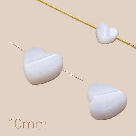 Buy Freshwater pearl rice - white cream - 4mm - Hole: 0.6mm (1 Strand)