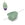Beads wholesaler  - Carved bell bead in green aventurine 15x11mm (1)
