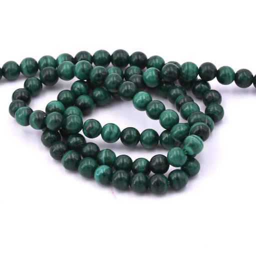 Buy Malachite round bead 4mm - hole 1mm (1 strand-38cm)