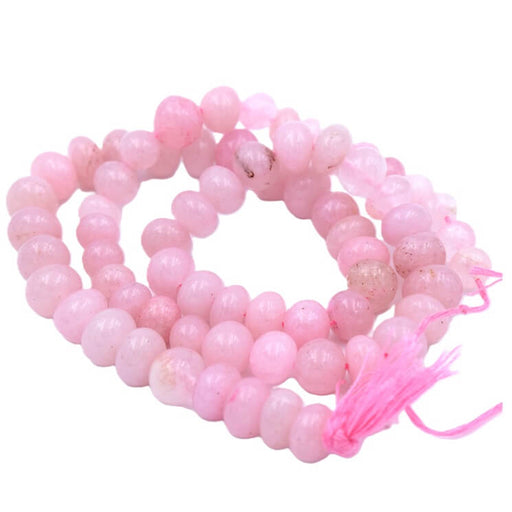 Rose Quartz Rondelle Beads 6-11x4-6mm (1 Strand - 33cm)