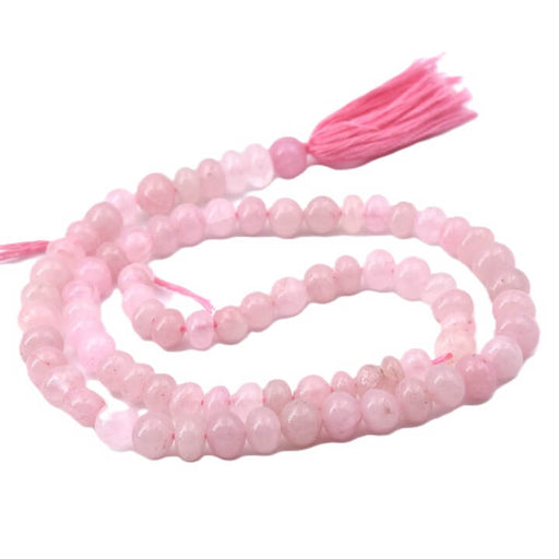 Rose quartz rondelle bead 5-8x3-6mm - 34cm (1 Strand )