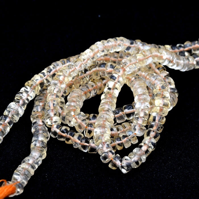 Citrine heishi roundel bead 5x2-4mm (1 Strand - 34cm)