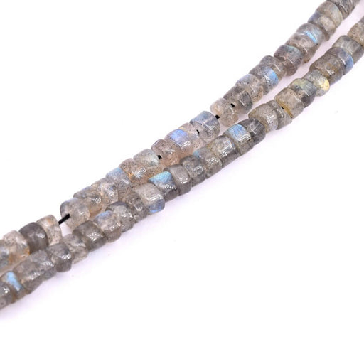 Heishi bead rondelle Labradorite - 4-5x2-4mm (1 Strand-32cm)