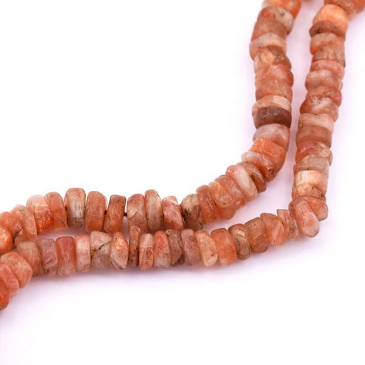 Heishi Sunstone rondelle bead 5-6x2-4mm (1 Strand-35cm)