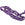 Beads Retail sales Amethyst flat oval bead 8-11x5-7mm - Hole: 0.5mm (1 Strand - 32cm)