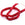 Beads wholesaler  - Perles rondelle jade teinté rouge framboise 8x6mm-trou: 1mm - fil 37cm (1)
