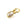 Beads wholesaler  - Oval pendant golden brass and zircons 6x4mm - Hole: 3mm (1)