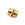Beads Retail sales Tube bead with green and red zircons - Golden brass 8x7mm, hole: 3mm (1)