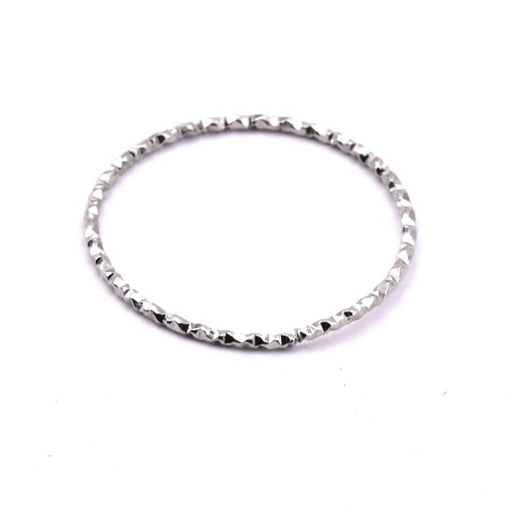 Buy Connector ring ribbed stainless steel 25x1mm (1)