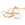 Beads wholesaler  - Round snake chain necklace gold stainless steel 40+5cm - 1mm (1)