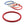 Beads Retail sales Red Resin Bangle Bracelet 6mm - 68cm Inner Diameter (1)