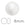Beads wholesaler  - Round cabochon Preciosa White 8mm (4)