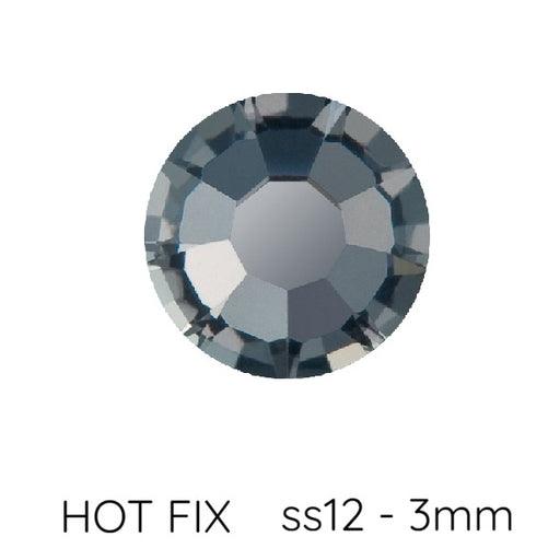 Flatback Hotfix Preciosa Crystal NightFall - ss12-3mm (80)