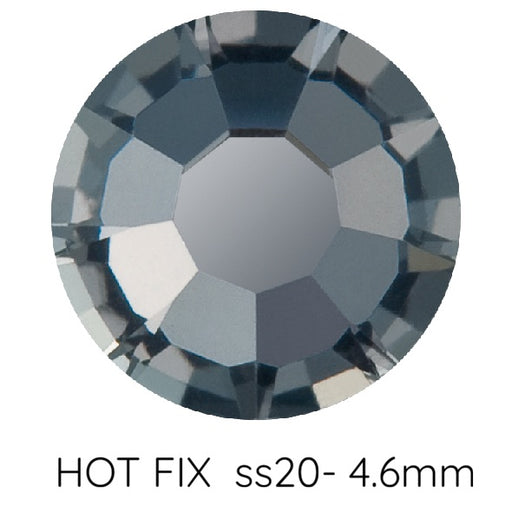 Flatback Hotfix Preciosa Crystal NightFall - ss20-4.6mm (60)
