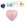 Beads Retail sales Faceted Rose Quartz Heart Pendant 13mm - Hole: 1mm (1)