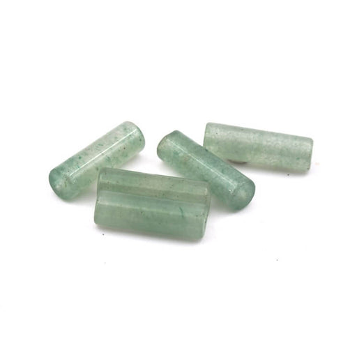 Aventurine cylinder beads13x4mm - hole: 1mm (5)