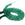Beads Retail sales Green Onyx Bicone Button Beads 5-6x4-5mm - Hole: 0.5mm (1 Strand - 32cm)