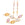 Beads Retail sales Oval connectors - 3 colours zircon - golden brass - 7x4mm (6)