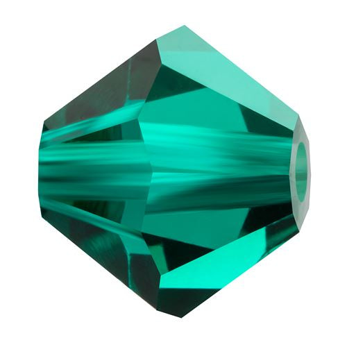Bicone Preciosa Emerald 3,6x4mm (40)