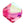 Beads Retail sales Bicones Preciosa Rose 70010, AB 2,4x3mm (40)