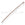 Beads wholesaler  - Eyepins metal antique copper finish 50mm (20)