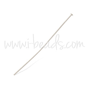 headpins metal silver plated 50mm about 70 pin(13gr)