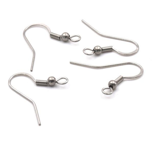 Buy Earring Hooks Stainless Steel 18mm (4)