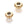Beads wholesaler  - Heishi Bead Stainless Steel Gold 6.5x3mm - hole: 3mm (2)