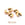Beads Retail sales Crimp Bead Covers Gold Stainless 4x3,5mm (5)
