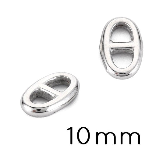 Stainless Steel link connector 10x6.5mm (1)