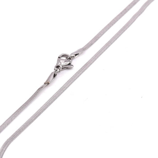 Chain Necklace Snake Stainless Steel 45cm - 2mm (1)