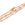 Beads wholesaler  - Stainless Steel Cross Chain Necklace, with Clasp, Golden and Enamel Orange 45cm - 2x1.5mm (1)