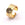 Beads wholesaler  - Ring For Cabochon 8mm Golden Stainless Steel - adjustable (1)