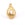 Beads Retail sales Drop Pendant Steel Gold and White Jade Cabochon 19x14mm (1)