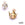 Beads Retail sales Pendant Round setting for SS34 round stone-7.05mm golden stainless steel (1)