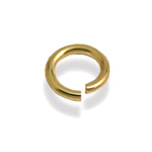 Jump Rings Open golden Quality 4x0,7mm (20)