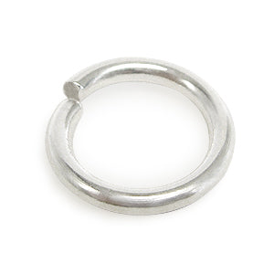 Jump rings silver 925 plated 8.5mm (10)