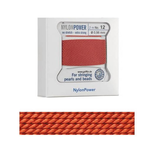 Coral Nylon Thread 0.98mm per 2m with needle (1)