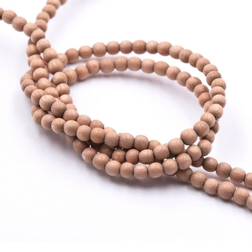 Rosewood round beads strand 3-4mm, hole: 1mm (1 strand 40cm)