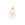 Beads wholesaler  - Pendant Light Rose Quartz With Sun Stainless Steel Gold 13x12mm (1)