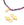 Beads wholesaler  - Tiny Beaded Charm 925 Silver Gold Plated - 6x5mm (2)