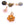 Beads Retail sales Flower Pendant Colorado Topaz Glass and Gold Steel With Ring 10x14mm (1)
