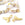 Beads Retail sales Charm Pendant Whale Tail - Quality Gold Plated, 10x10mm (1)