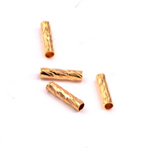 Buy Tube Beads Cylinder Golden quality 8.5x2mm - Hole: 1mm (10)