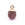 Beads Retail sales Small Pendant Strawberry Quartz with Golden Metal Hook -10mm (1)